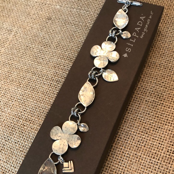 Silpada Jewelry - Silpada 4 Leaf Clover 925 Sterling Charm Bracelet